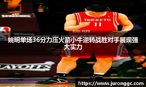 姚明单场36分力压火箭小牛逆转战胜对手展现强大实力